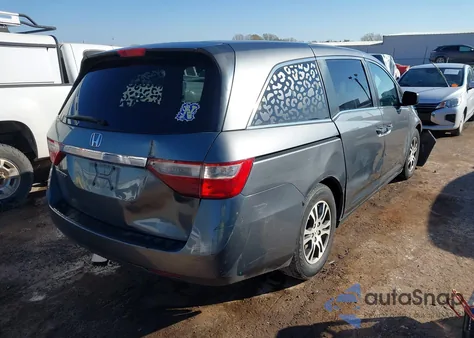 2012 Honda Odyssey Ex из США, поврежденный, VIN 5FNRL5H45CB044455